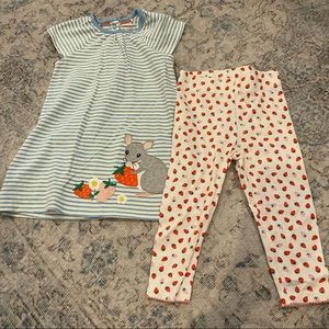 Baby Boden 18-24 mos 2-pc strawberry mice playset